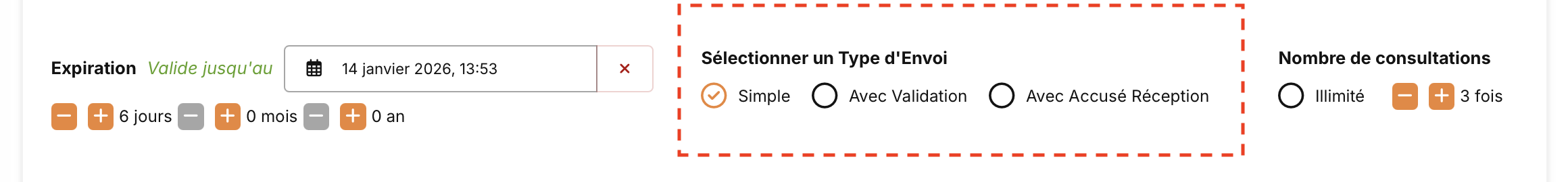 Illustration : zone type